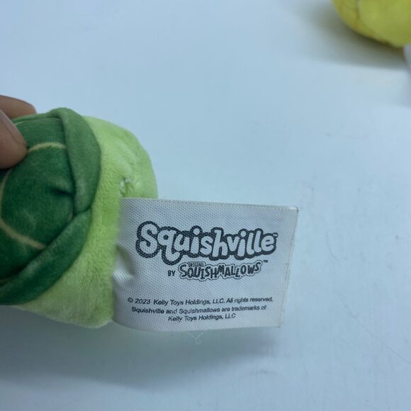 Squishville By Squishmallows Boba Bubble Tea Pineapple Avocado Mini Plush Toy - Picture 6 of 15